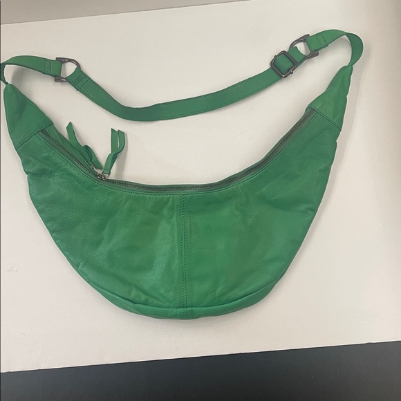 Free People Green Leather Hobo Bag - Picture 9 of 12